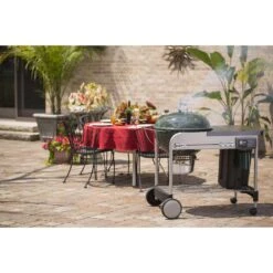 Weber 22 In. Performer Deluxe Charcoal Grill Green -Traeger Egg Store 0ced1a20 a72a 4766 9233 d36214e589d9