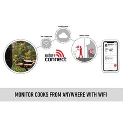 Weber Connect Digital WiFi Enabled Bluetooth Enabled Grill/Meat Thermometer -Traeger Egg Store 1224d74f 3af4 41a8 9f9e e25b8d048866