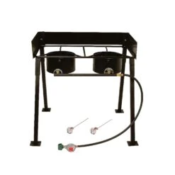 King Kooker 54000 BTU Cast Iron Outdoor Cooker 2 Burner