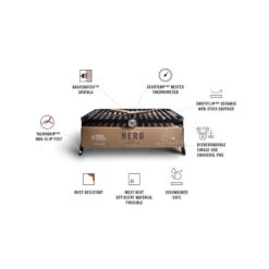 Fire & Flavor Hero Charcoal Grill System Black -Traeger Egg Store 1609fce0 a789 42cc 9f4e d207feb6009d