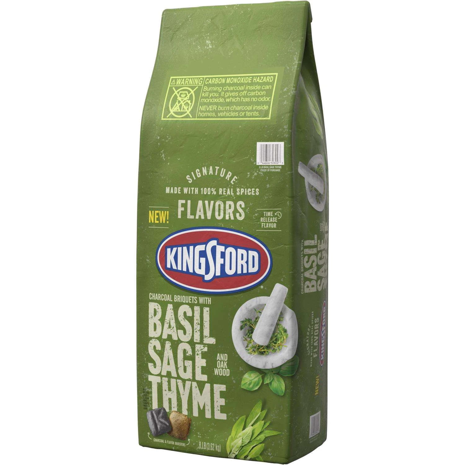 Kingsford Signature All Natural Basil Sage Thyme Charcoal Briquettes 8 Lb 4 Kingsford Signature All Natural Basil Sage Thyme Charcoal Briquettes 8 Lb - Image 2