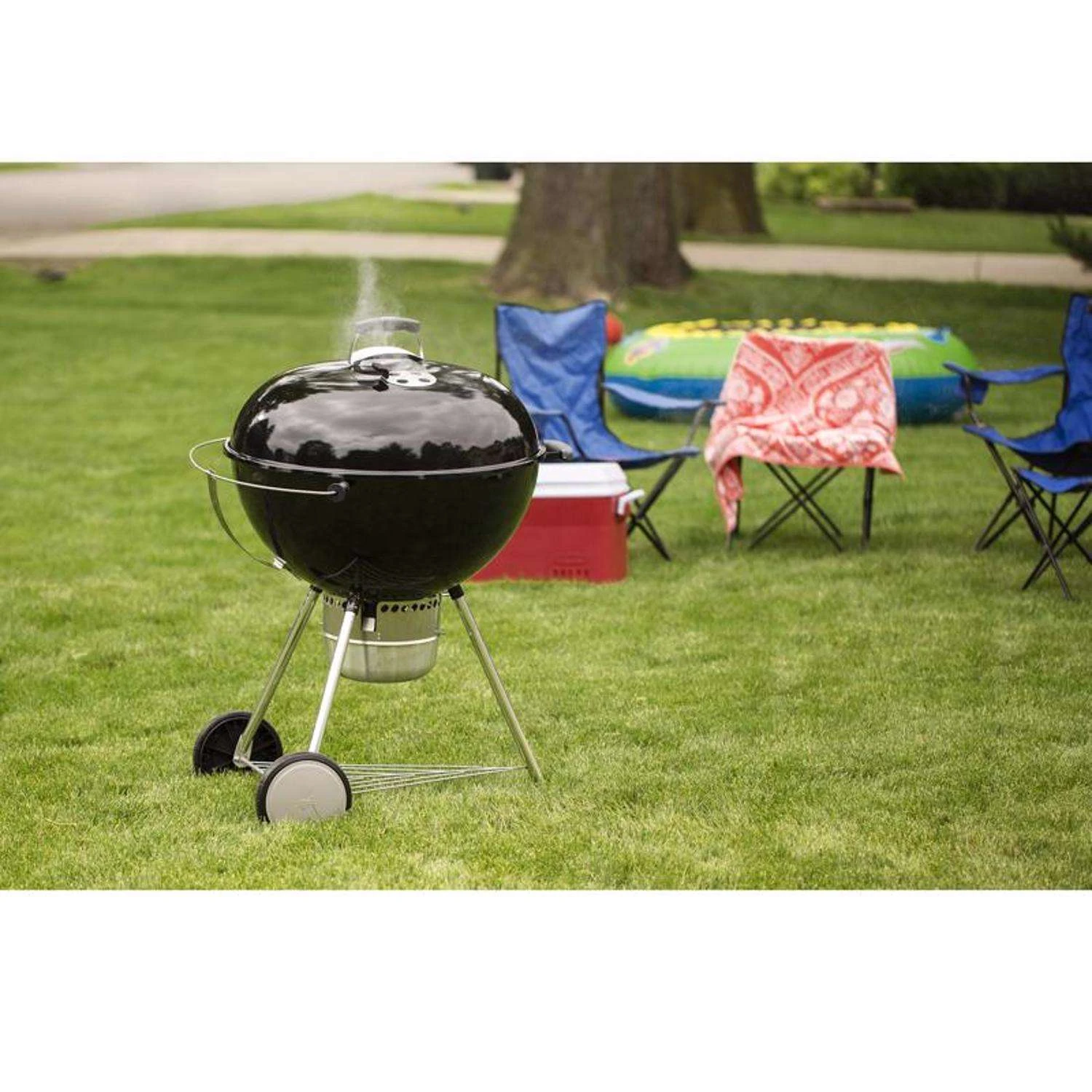 Weber 26 In. Original Kettle Premium Charcoal Grill Black 10 Weber 26 In. Original Kettle Premium Charcoal Grill Black - Image 8