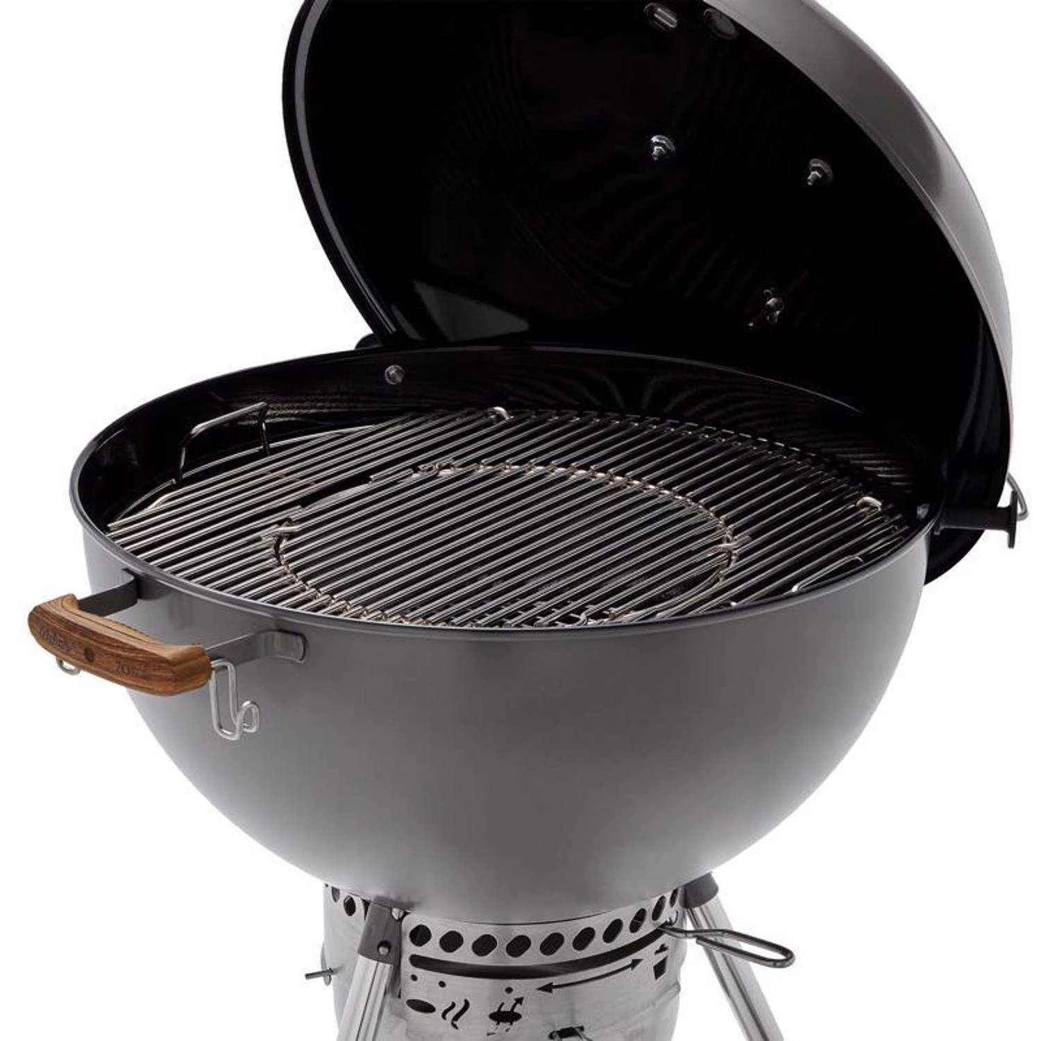 Weber 22 In. 70th Anniversary Kettle Charcoal Grill Hollywood Gray 4 Weber 22 In. 70th Anniversary Kettle Charcoal Grill Hollywood Gray - Image 2