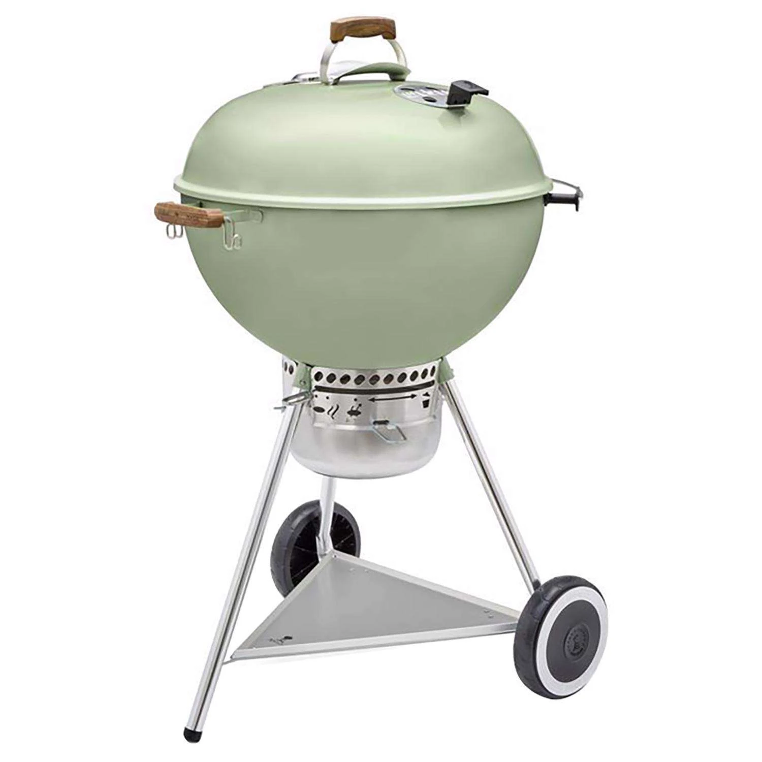 Weber 22 In. 70th Anniversary Kettle Charcoal Grill Diner Green 3 Weber 22 In. 70th Anniversary Kettle Charcoal Grill Diner Green