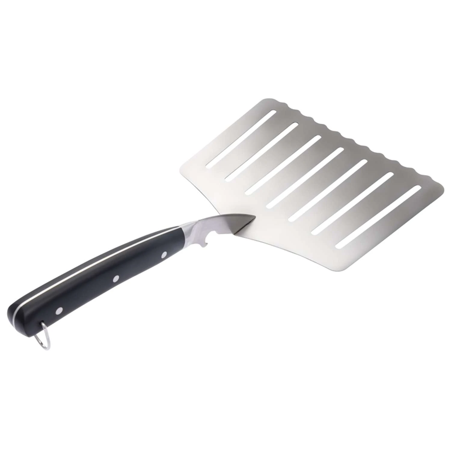 Oklahoma Joe's Stainless Steel Black/Silver Grill Spatula 1 Pc 3 Oklahoma Joe's Stainless Steel Black/Silver Grill Spatula 1 Pc