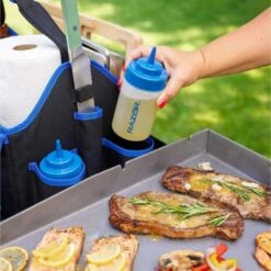 Razor Cotton Black/Blue Griddle Tool Holder 1 Pk -Traeger Egg Store 2cbcc808 f478 4bd5 8266 d2e145fff466