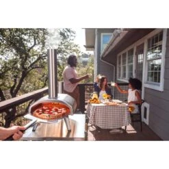 Ooni Fyra 12 In. Wood Pellet Outdoor Pizza Oven Silver -Traeger Egg Store 2cd00ea4 456d 4208 9e67 1b51e040c5b7