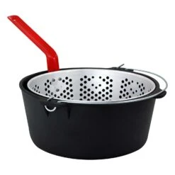 Chard Cast Iron Deep Fryer W/Perforated Basket 9 Qt -Traeger Egg Store 2e70ce69 d5ab 4b69 bdce 02b086196548