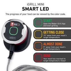 Weber IGrill Mini Digital Bluetooth Enabled Grill/Meat Thermometer -Traeger Egg Store 3664606d a732 4250 8e89 44bbc9e38a9a