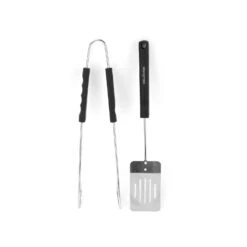 Grill Mark Stainless Steel Black/Silver Grill Tool Set 3 Pc -Traeger Egg Store 3a0c1757 ff33 4a26 8318 4241f0a85584