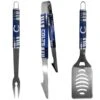 Siskiyou Sports NFL Stainless Steel Multicolored Grill Tool Set 3 Pc