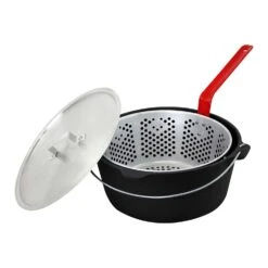 Chard Cast Iron Deep Fryer W/Perforated Basket 9 Qt