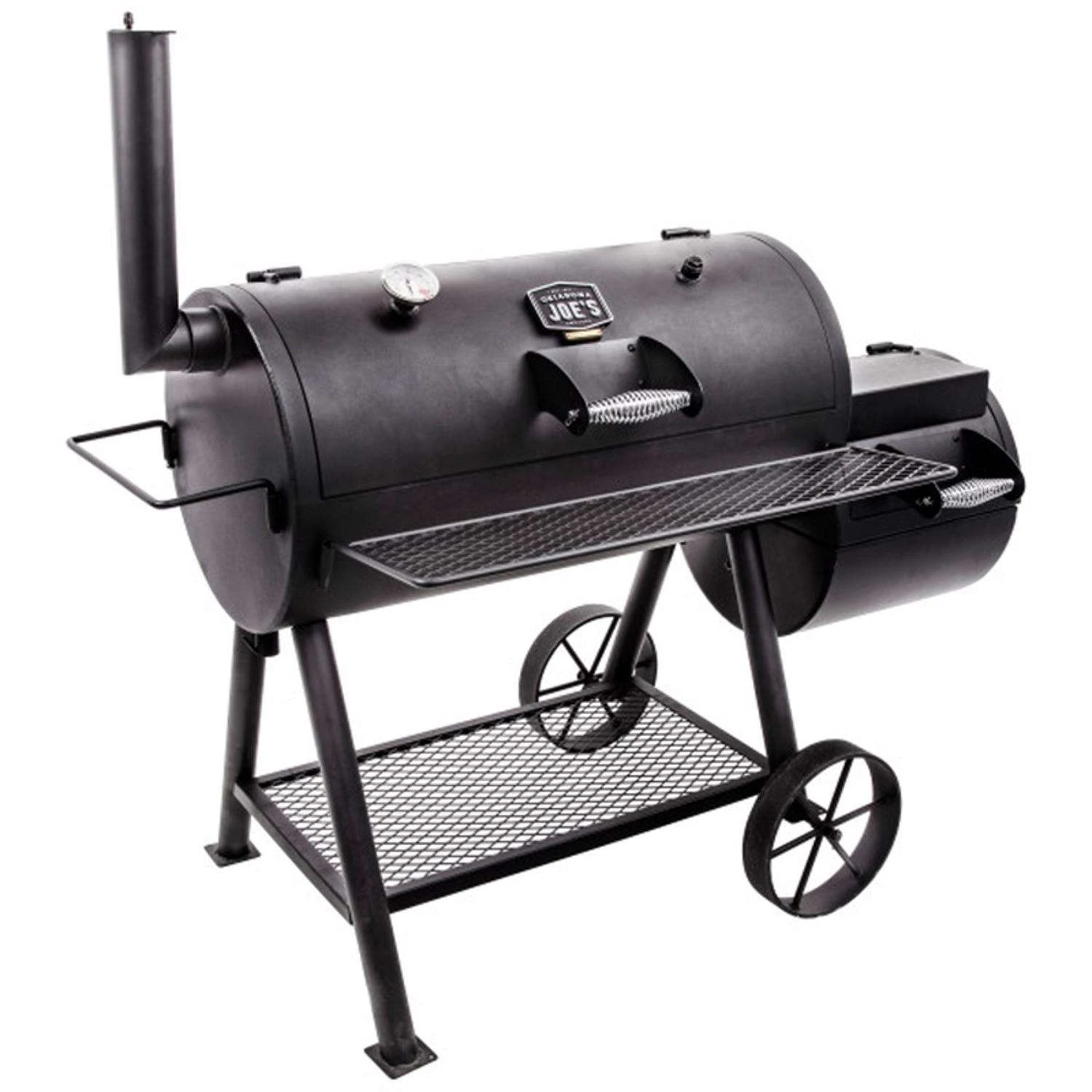 Oklahoma Joe's Highland Offset Charcoal Offset Smoker Black 3 Oklahoma Joe's Highland Offset Charcoal Offset Smoker Black