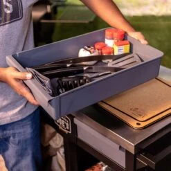 Oklahoma Joe's Prep/Storage Cart Steel 36 In. H X 20 In. W X 30 In. L -Traeger Egg Store 3e6614d0 56f0 49ee bbf7 5a3b163e842f