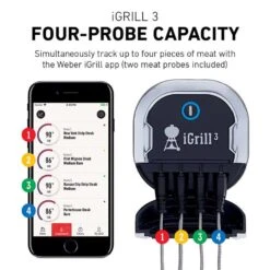 Weber IGrill 3 Digital Bluetooth Enabled Grill/Meat Thermometer -Traeger Egg Store 4118b86b 836a 4fbd af1d 0f71d84e47e2