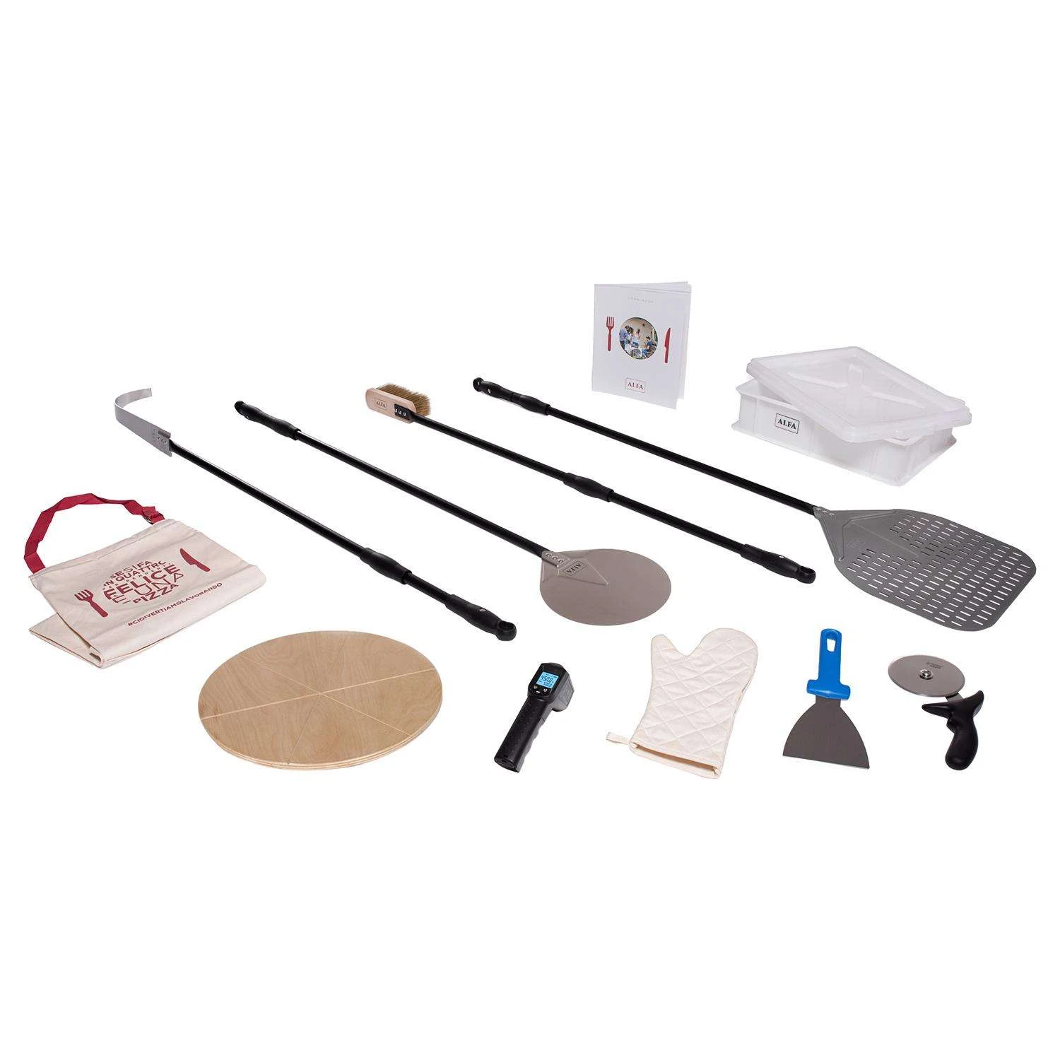 Alfa Stainless Steel Black Pizza Peel 13 3 Alfa Stainless Steel Black Pizza Peel 13