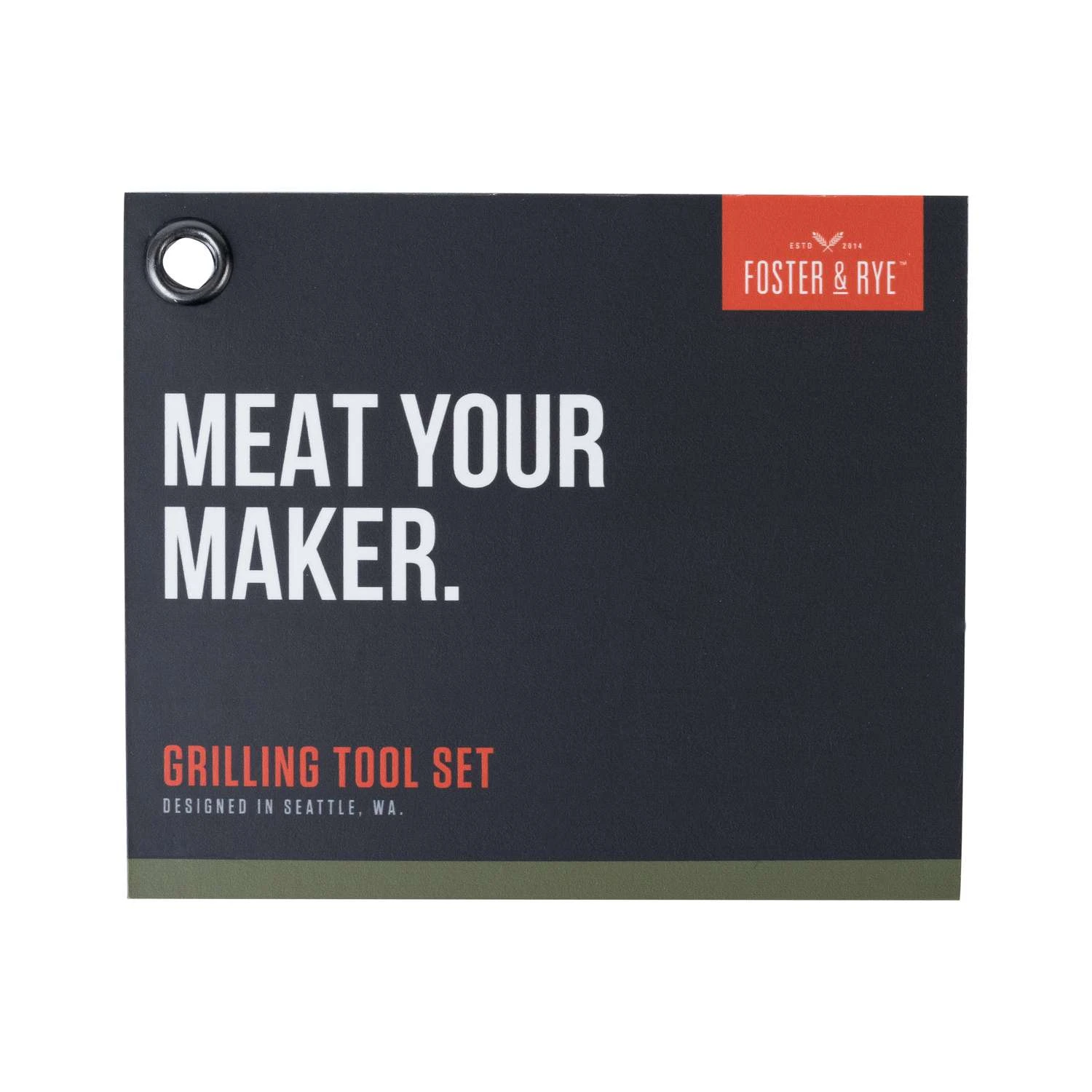 True Foster & Rye Stainless Steel Brown/Silver Grill Tool Set 3 Pc 4 True Foster & Rye Stainless Steel Brown/Silver Grill Tool Set 3 Pc - Image 2