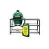 Big Green Egg 18.25 In. Large EGG Package With Modular Nest And Side Table With SS Inserts Charcoal -Traeger Egg Store 67615295 24c0 43a3 8ca4 3335f0b35a3a
