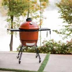 Kamado Joe 18 In. Classic I Charcoal Kamado Grill And Smoker Red -Traeger Egg Store 68335a57 be47 4a5a 898c 536d40a1705b