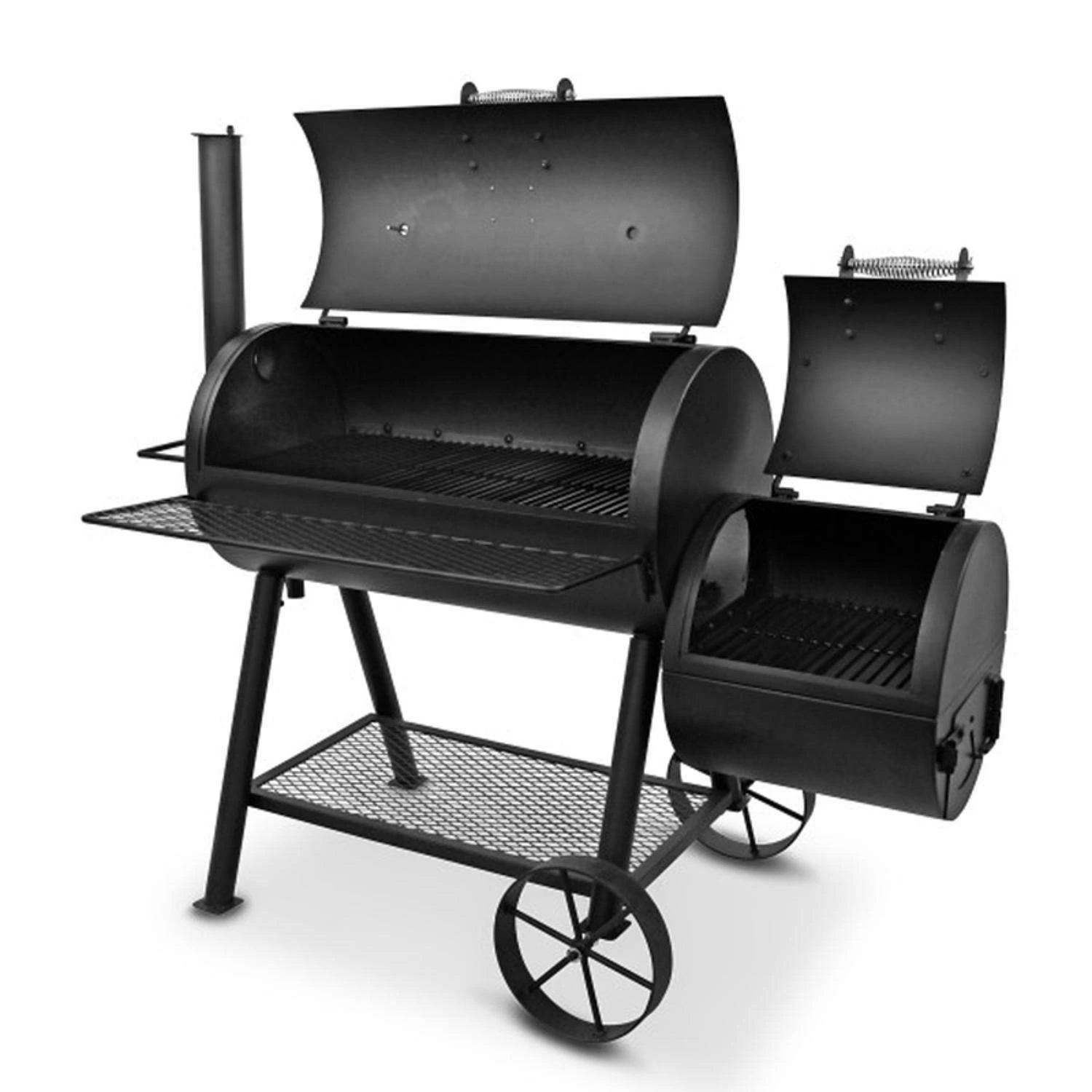 Oklahoma Joe's Highland Offset Charcoal Offset Smoker Black 4 Oklahoma Joe's Highland Offset Charcoal Offset Smoker Black - Image 2