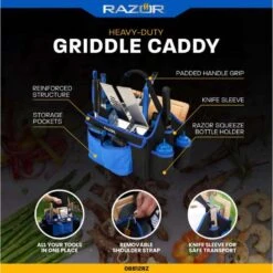 Razor Cotton Black/Blue Griddle Tool Holder 1 Pk -Traeger Egg Store 702bd3f8 85a2 45cc 8ec2 a6ba7c91d713