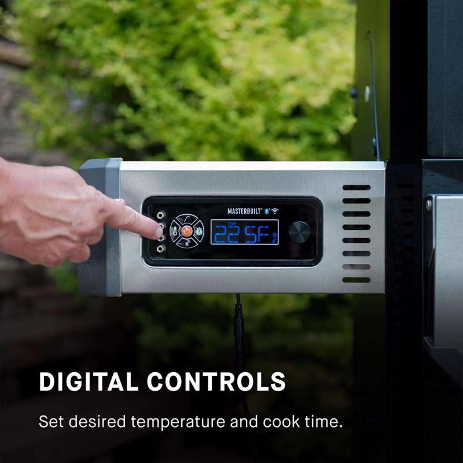 Masterbuilt 30 In. Gravity Series 1050 Digital Charcoal Grill And Smoker Black 5 Masterbuilt 30 In. Gravity Series 1050 Digital Charcoal Grill And Smoker Black - Image 3