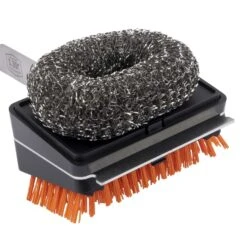 Oklahoma Joe's Blacksmith Grill Brush With Scraper 3.75 In. H X 4.75 In. L X 3.75 In. W 1 Pk -Traeger Egg Store 803dd995 084c 4078 af48 f5da3bb0701e