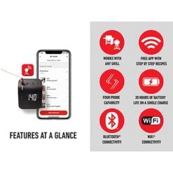 Weber Connect Digital WiFi Enabled Bluetooth Enabled Grill/Meat Thermometer -Traeger Egg Store 8ae2c0d5 851b 4504 aae5 a4f81abfd397