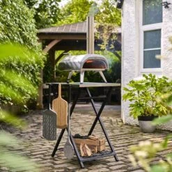 Ooni Grill Table Stainless Steel 35.43 In. H X 27.56 In. W X 22.64 In. L -Traeger Egg Store 8e0fa42a ab20 49e3 b44e e39b73280d2a