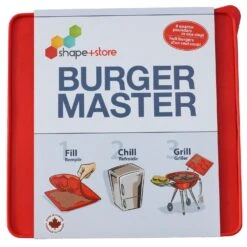 Shape+Store Red Plastic Burger Press 32 Oz -Traeger Egg Store 932c9577 cd44 485d 9433 a26f98251315
