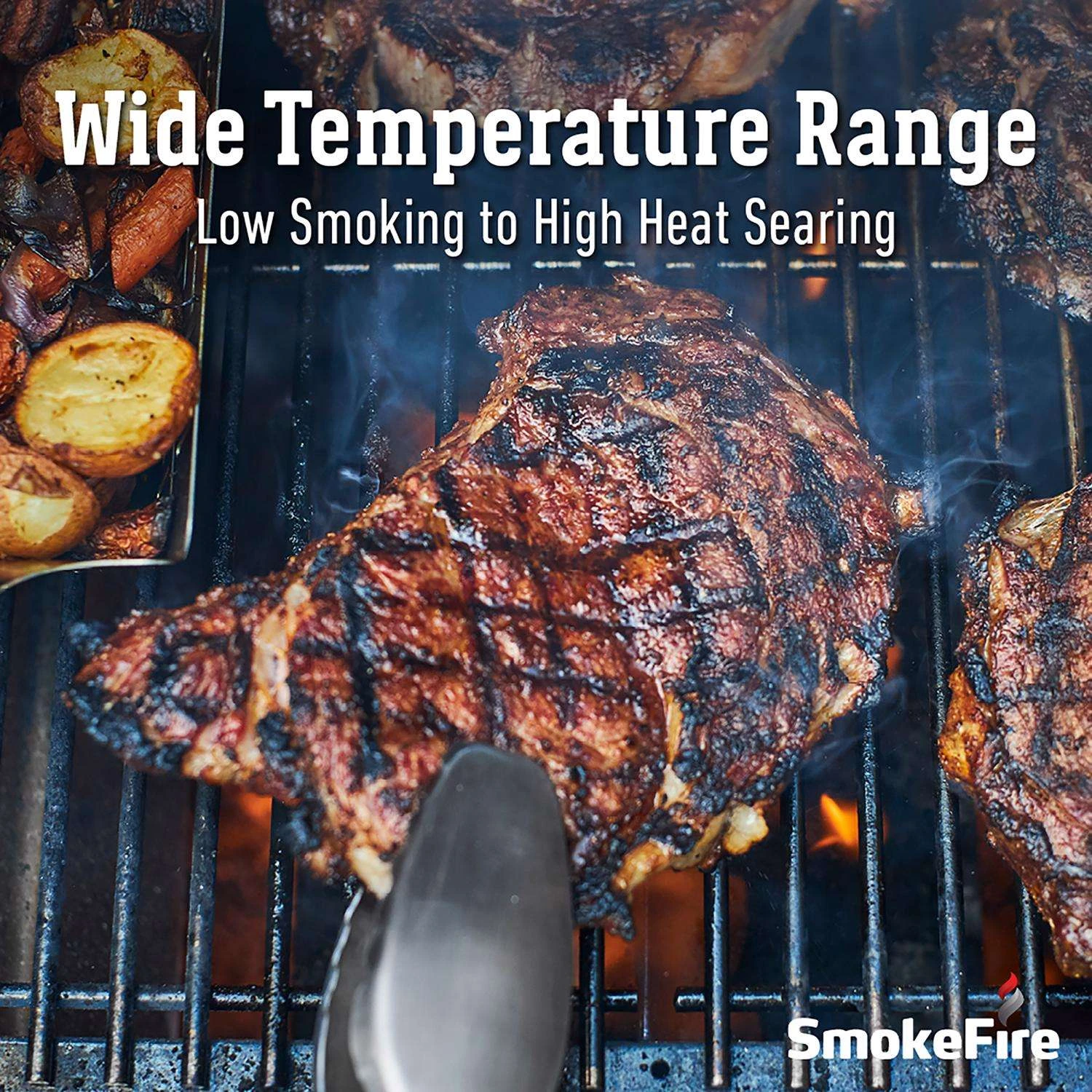 Weber SmokeFire EX6 2nd Gen Wood Pellet WiFi Grill Black 5 Weber SmokeFire EX6 2nd Gen Wood Pellet WiFi Grill Black - Image 3