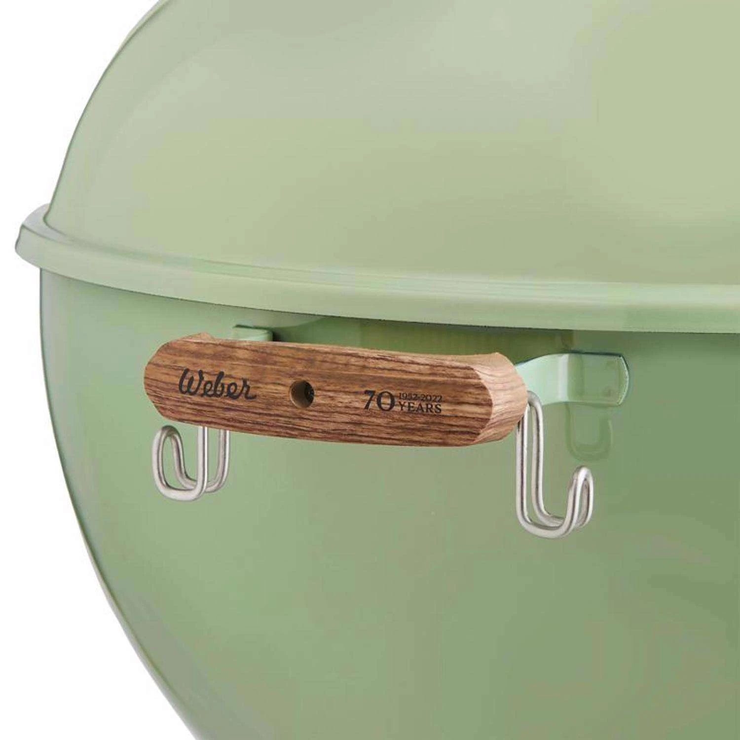 Weber 22 In. 70th Anniversary Kettle Charcoal Grill Diner Green 6 Weber 22 In. 70th Anniversary Kettle Charcoal Grill Diner Green - Image 4