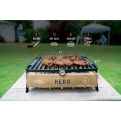 Fire & Flavor Hero Charcoal Grill System Black -Traeger Egg Store 9c952466 9c78 40e4 bea2 ef5c2761e1be