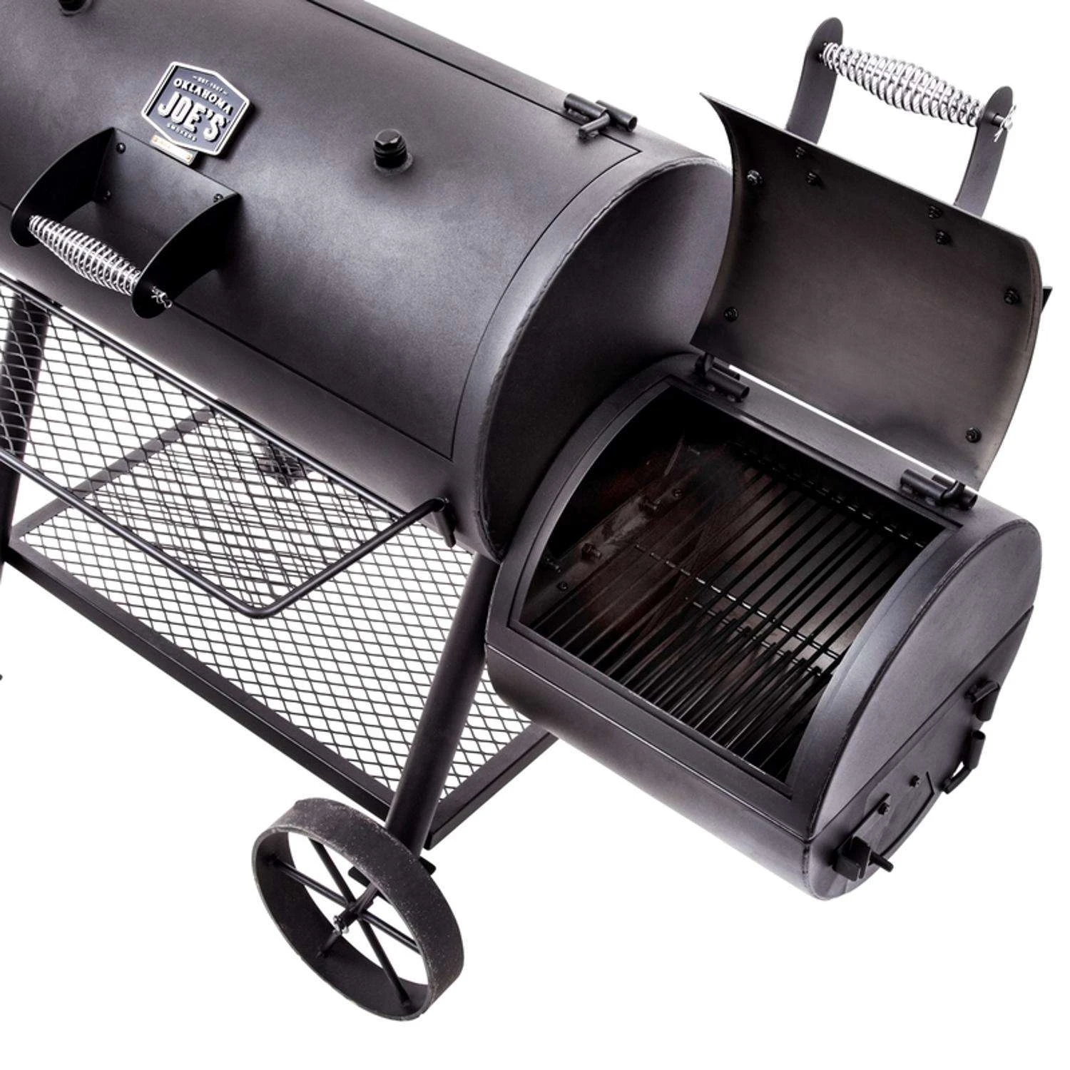 Oklahoma Joe's Highland Offset Charcoal Offset Smoker Black 5 Oklahoma Joe's Highland Offset Charcoal Offset Smoker Black - Image 3