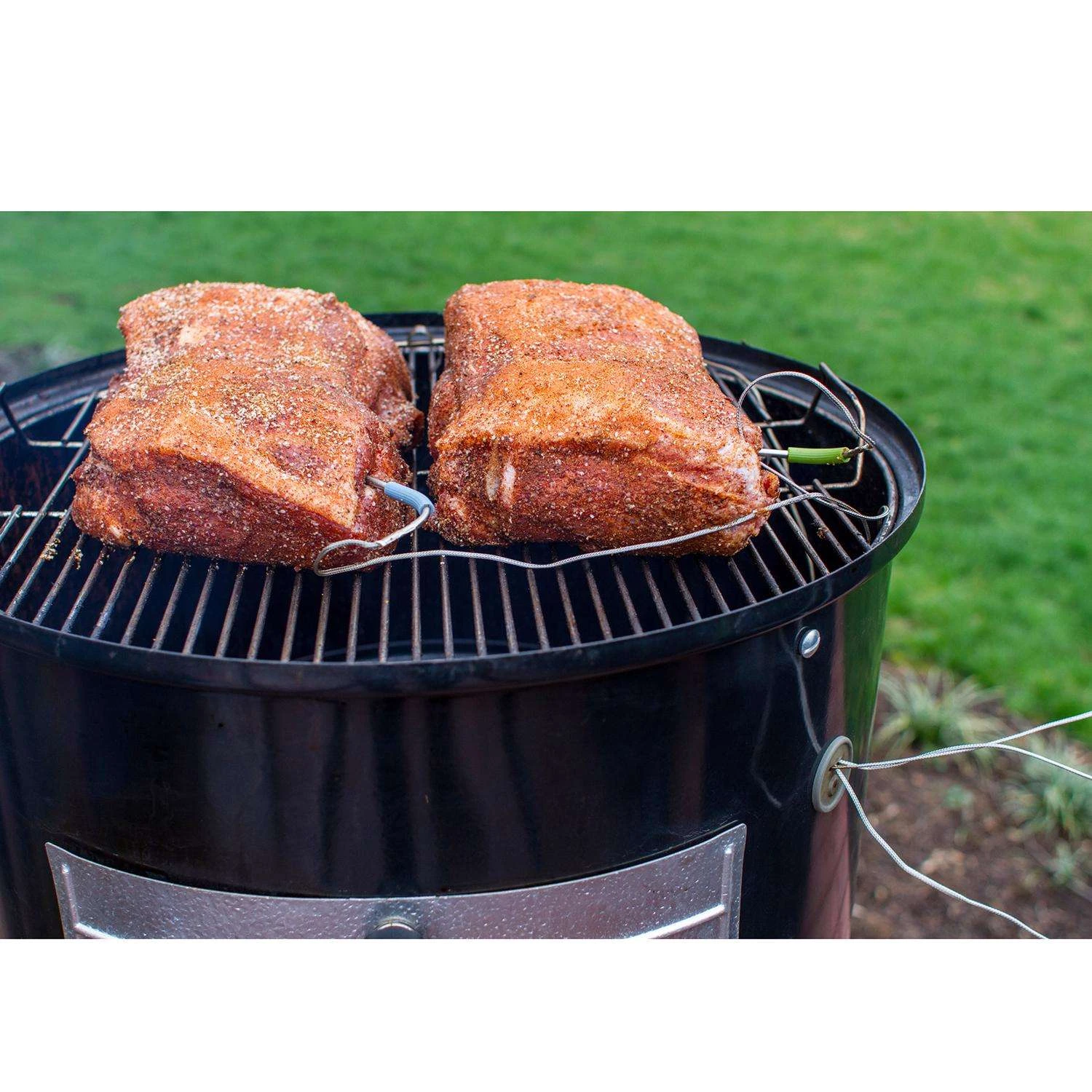 Weber Smokey Mountain Charcoal/Wood Bullet Smoker Black 4 Weber Smokey Mountain Charcoal/Wood Bullet Smoker Black - Image 2