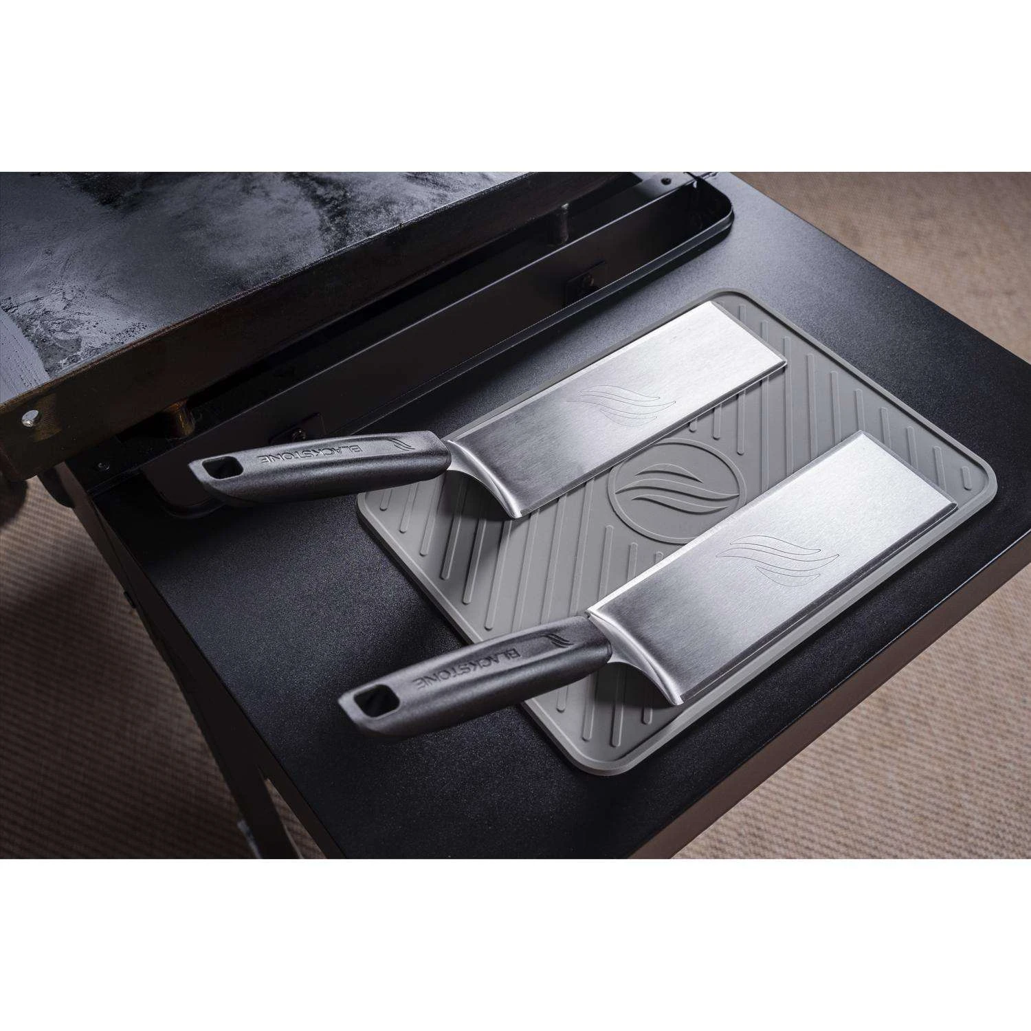 Blackstone Stainless Steel Black/Silver Grill Spatula 2 Pc 4 Blackstone Stainless Steel Black/Silver Grill Spatula 2 Pc - Image 2