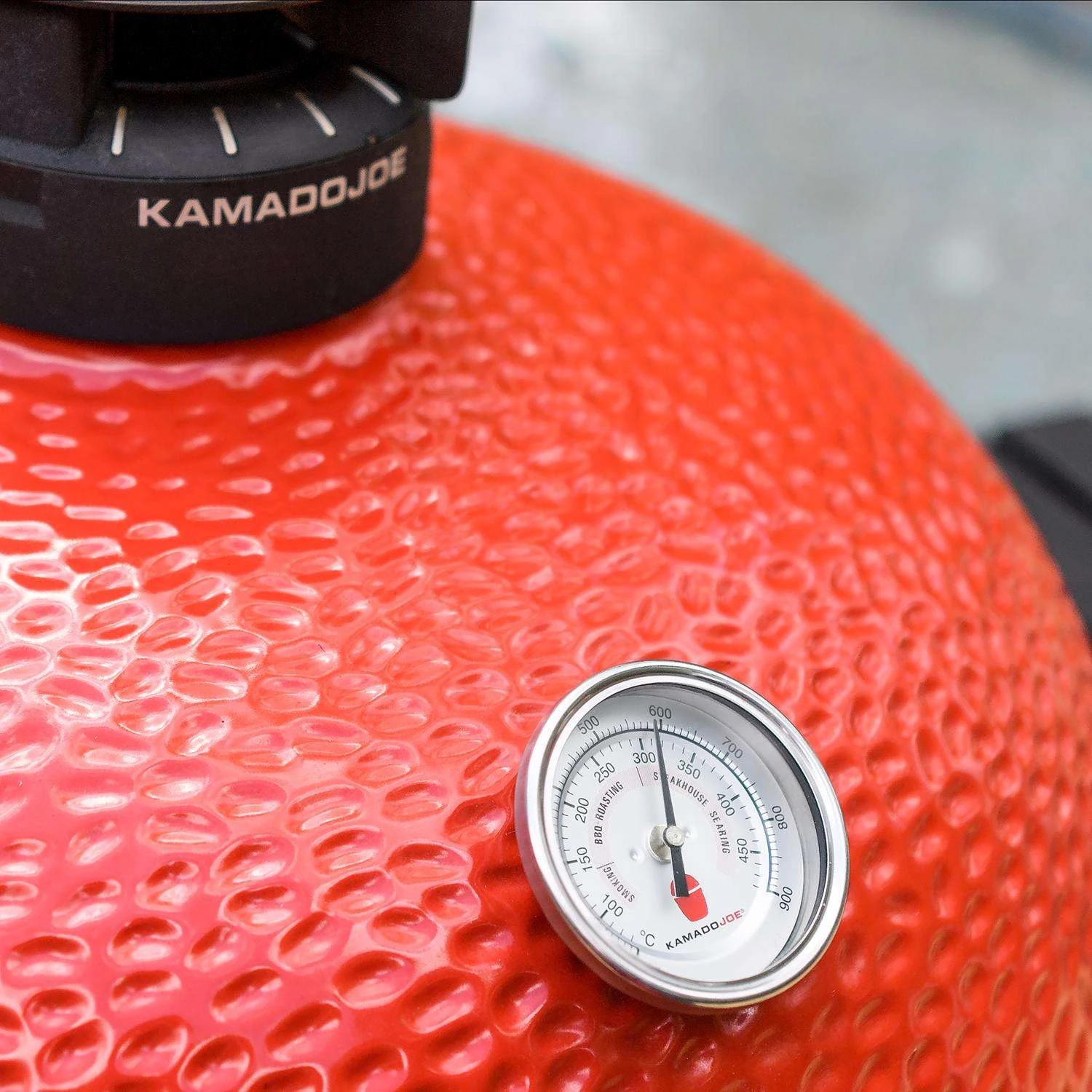 Kamado Joe 24 In. Big Joe II Charcoal Kamado Grill And Smoker Red 4 Kamado Joe 24 In. Big Joe II Charcoal Kamado Grill And Smoker Red - Image 2