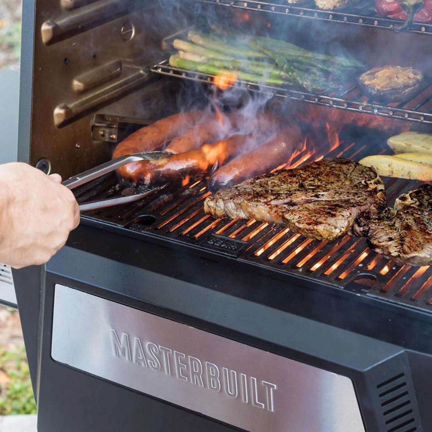 Masterbuilt 24 In. Gravity Series 560 Charcoal Grill And Smoker Black 9 Masterbuilt 24 In. Gravity Series 560 Charcoal Grill And Smoker Black - Image 7