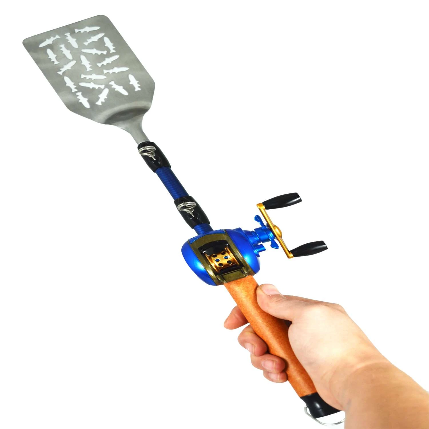 Bait Cast Stainless Steel Multicolored Grill Spatula 8 Pc 4 Bait Cast Stainless Steel Multicolored Grill Spatula 8 Pc - Image 2