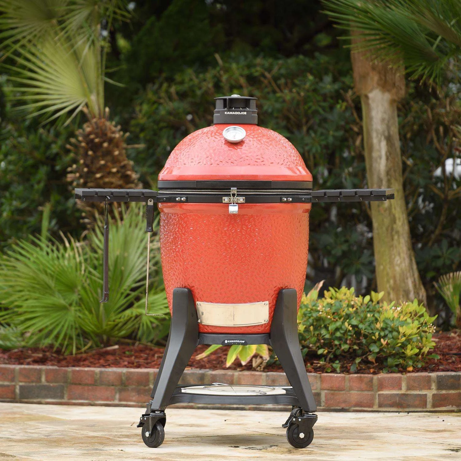 Kamado Joe 18 In. Classic III Charcoal Kamado Grill And Smoker Black/Red 10 Kamado Joe 18 In. Classic III Charcoal Kamado Grill And Smoker Black/Red - Image 8