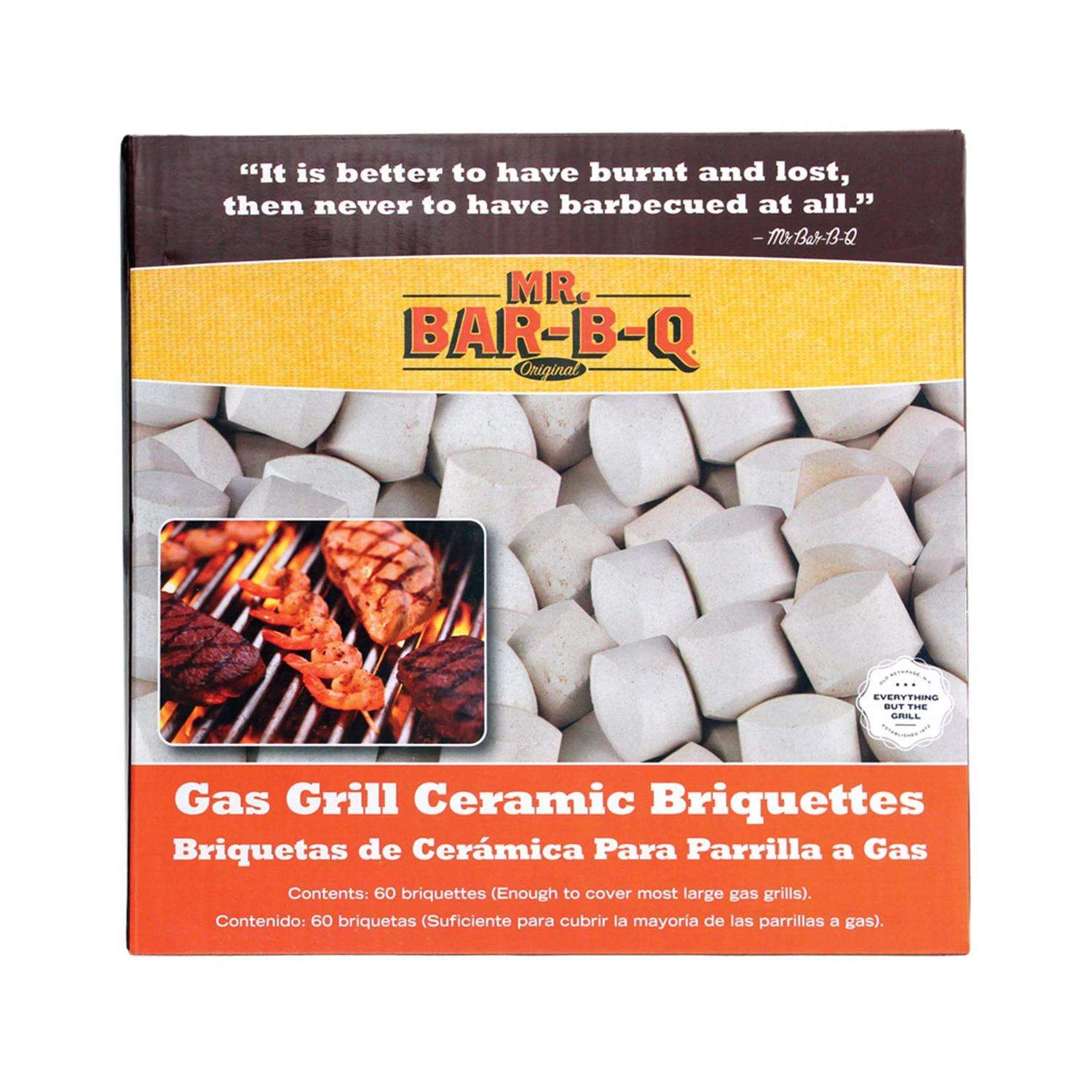 Mr. Bar-B-Q All Natural Original Ceramic Briquettes 7 Lb 3 Mr. Bar-B-Q All Natural Original Ceramic Briquettes 7 Lb
