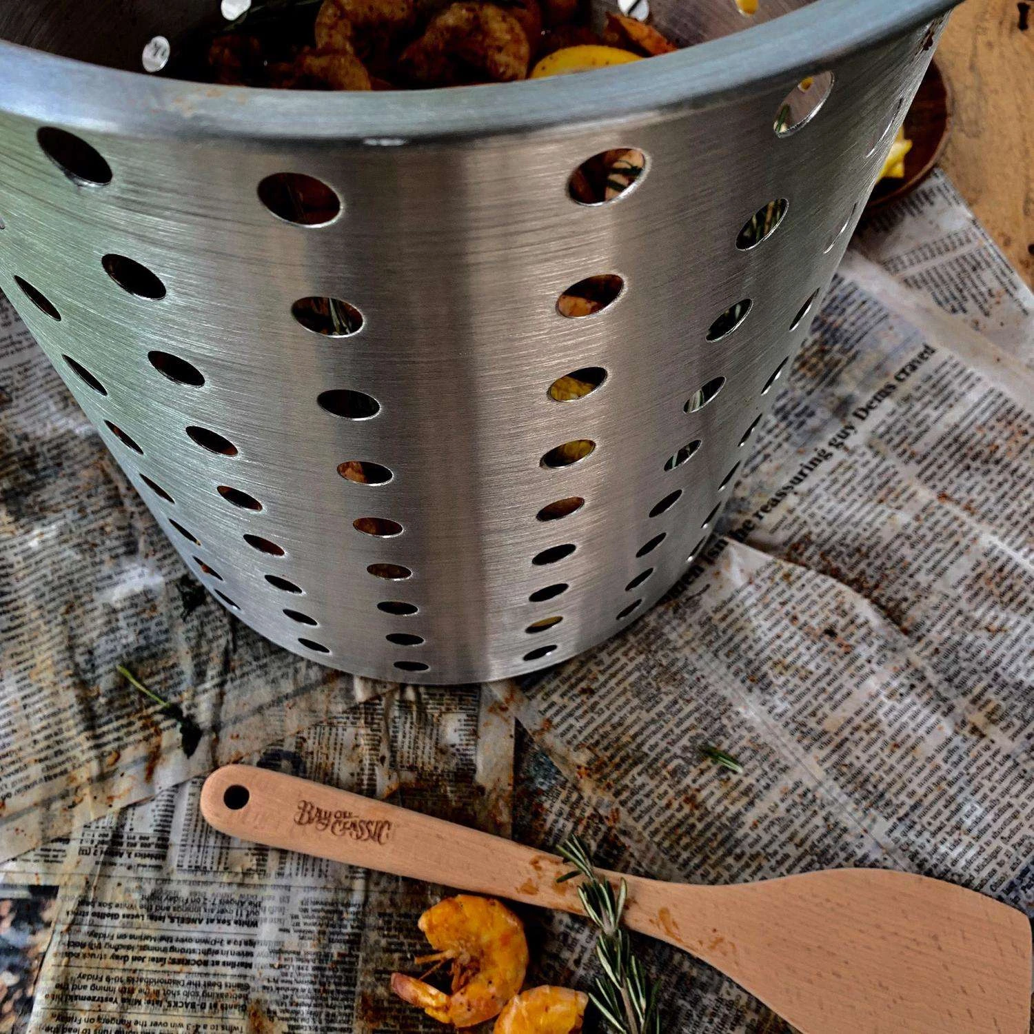 Bayou Classic 58000 BTU Stainless Steel Portable Outdoor Cooker Kit 44 Qt 6 Bayou Classic 58000 BTU Stainless Steel Portable Outdoor Cooker Kit 44 Qt - Image 4