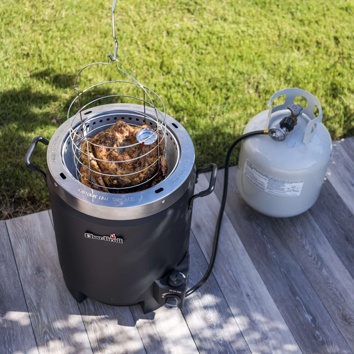 Char-Broil Big Easy 16000 BTU Stainless Steel Oil-less Turkey Fryer 16 Lb 6 Char-Broil Big Easy 16000 BTU Stainless Steel Oil-less Turkey Fryer 16 Lb - Image 5