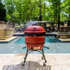 Kamado Joe 24 In. Big Joe II Charcoal Kamado Grill And Smoker Red 12 Kamado Joe 24 In. Big Joe II Charcoal Kamado Grill And Smoker Red -Traeger Egg Store e0c2a0d0 4d3a 4767 9189 eccff9e30283