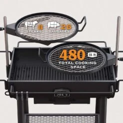 Oklahoma Joe's 19 In. Charcoal/Wood Grill Black -Traeger Egg Store e27c189f be74 4e1b 9807 df8e93359f1a