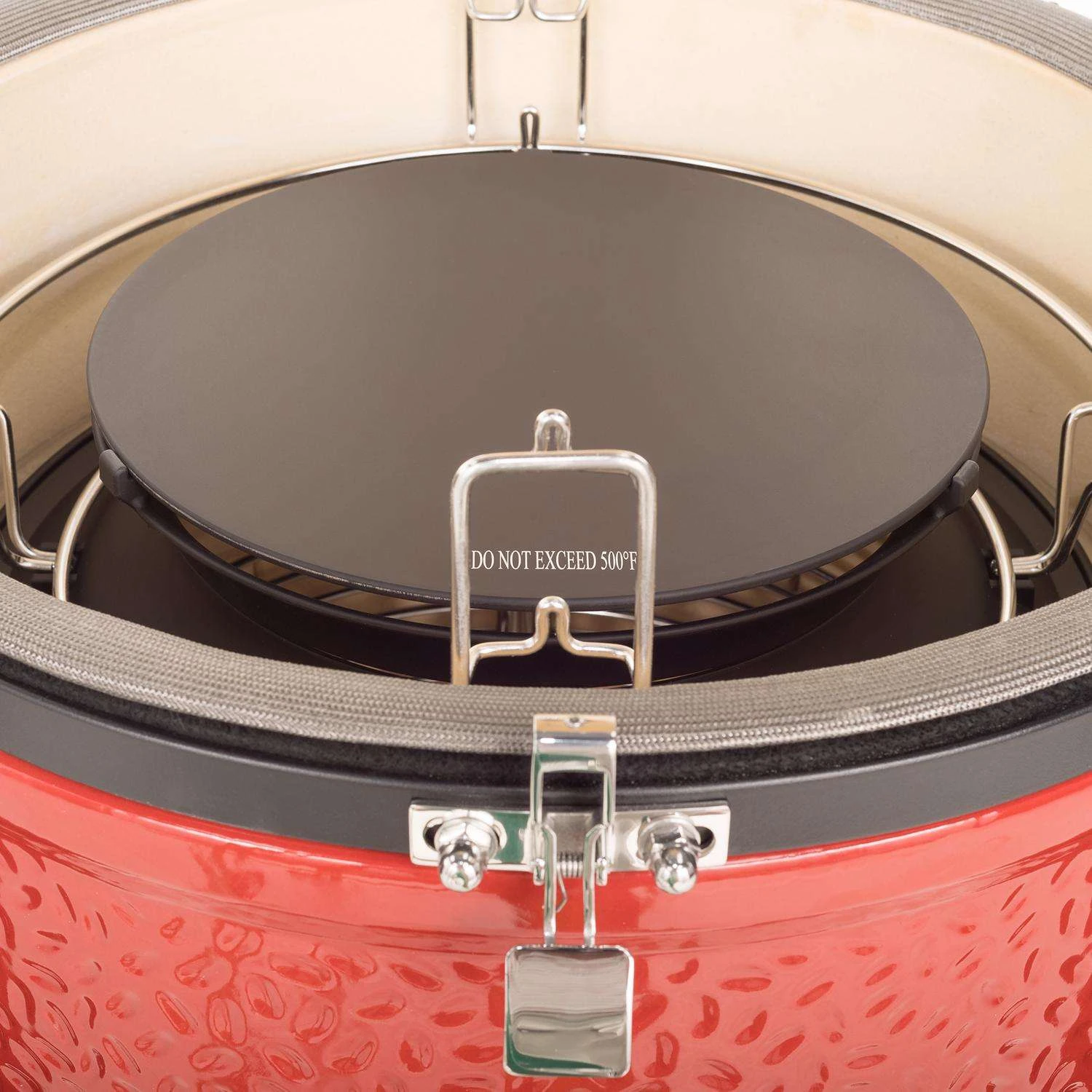 Kamado Joe 18 In. Classic III Charcoal Kamado Grill And Smoker Black/Red 7 Kamado Joe 18 In. Classic III Charcoal Kamado Grill And Smoker Black/Red - Image 5