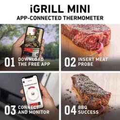 Weber IGrill Mini Digital Bluetooth Enabled Grill/Meat Thermometer -Traeger Egg Store ec63ed26 011c 489b b004 d7f0b0c64c74