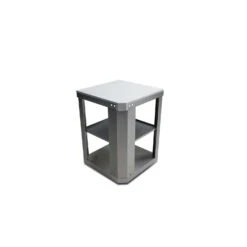 Mont Alpi Grill Side Table Stainless Steel 35 In. H X 25 In. W X 25 In. L