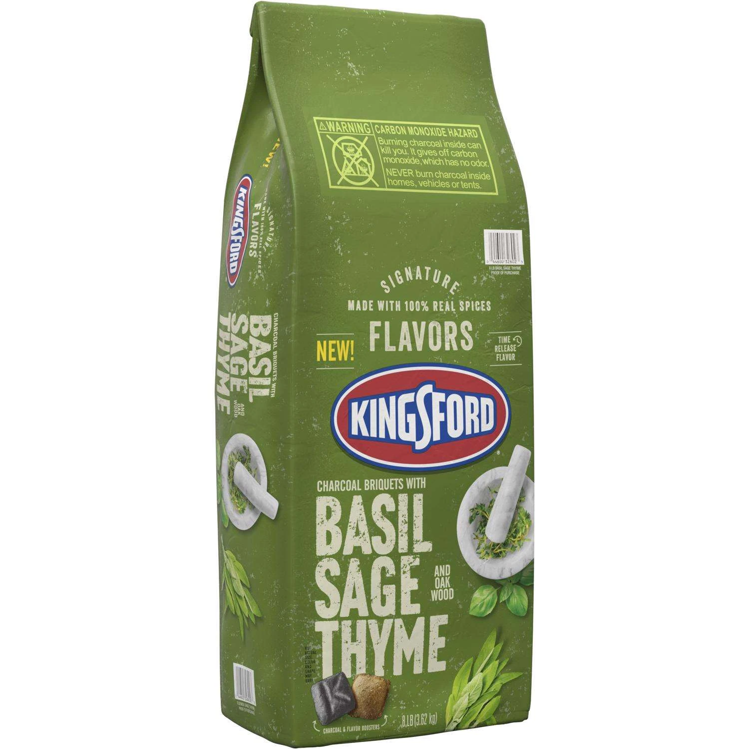 Kingsford Signature All Natural Basil Sage Thyme Charcoal Briquettes 8 Lb 3 Kingsford Signature All Natural Basil Sage Thyme Charcoal Briquettes 8 Lb