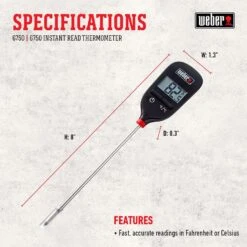 Weber Instant Read Digital Meat Thermometer -Traeger Egg Store ff304110 acf2 47b0 8cd2 e8e1005deae2